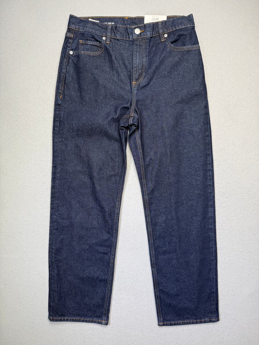 Mode of One Men's Straight-Fit Jeans, Roosevelt blue 33x30 $70 - Picture 1 of 11